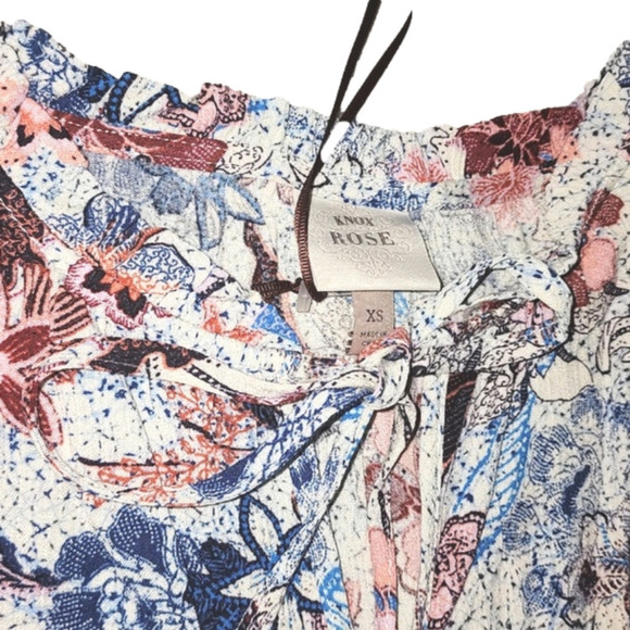 KNOX ROSE Flowy Floral Patterned Blouse - Picture 3 of 8